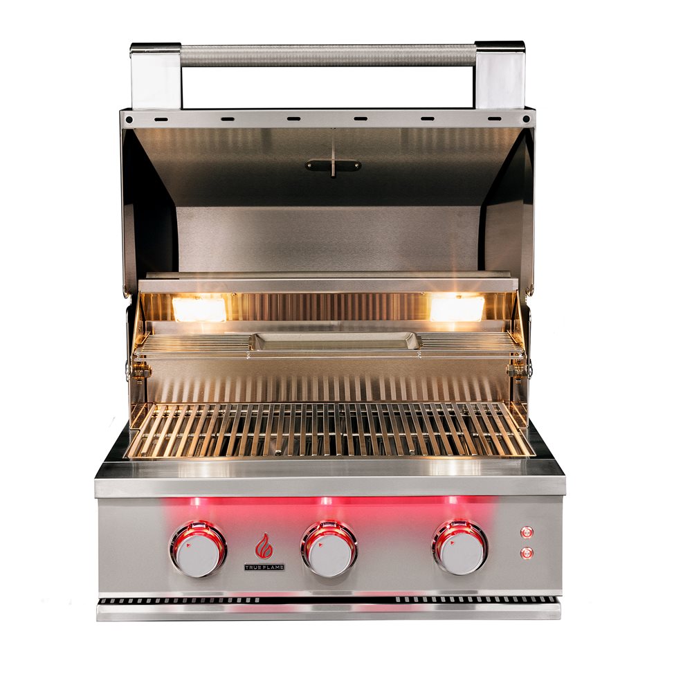 TrueFlame 25" 3-Burner Built-In Gas Grill - TF25