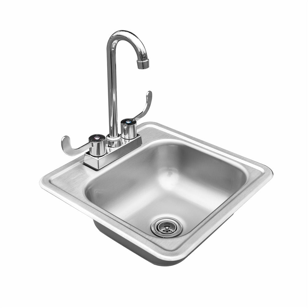 TrueFlame 15"x15" Drop-in Sink - TF-NK-15D