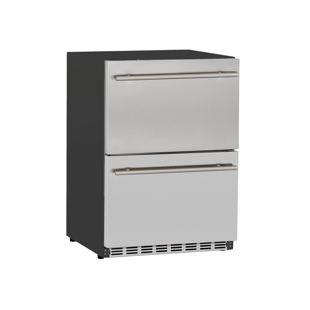 TrueFlame 24" 5.3C Deluxe Outdoor Rated 2-Drawer Refrigerator