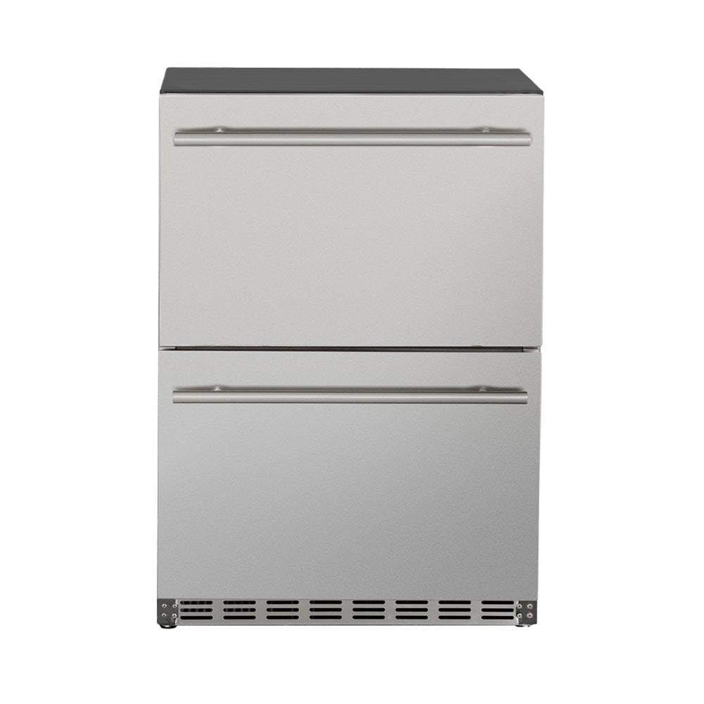 TrueFlame 24" 5.3C Deluxe Outdoor Rated 2-Drawer Refrigerator