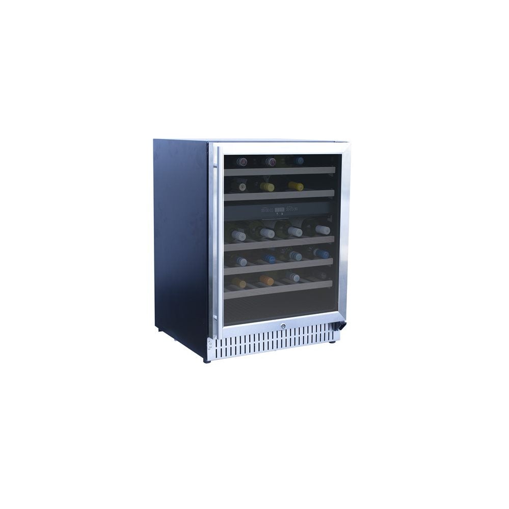 TrueFlame 24" Outdoor Rated Dual Zone Wine Cooler