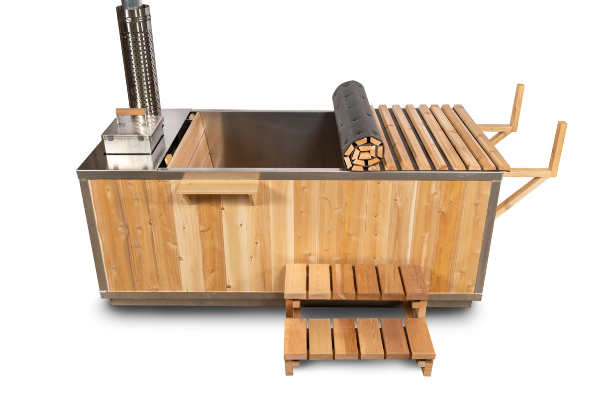 Canadian Timber LeisureCraft The Starlight Wood Burning Hot Tub