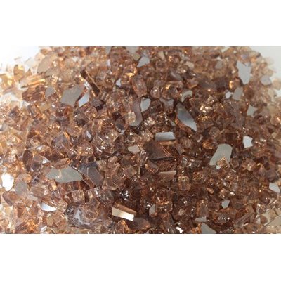 Copper Gleam Crushed Glass