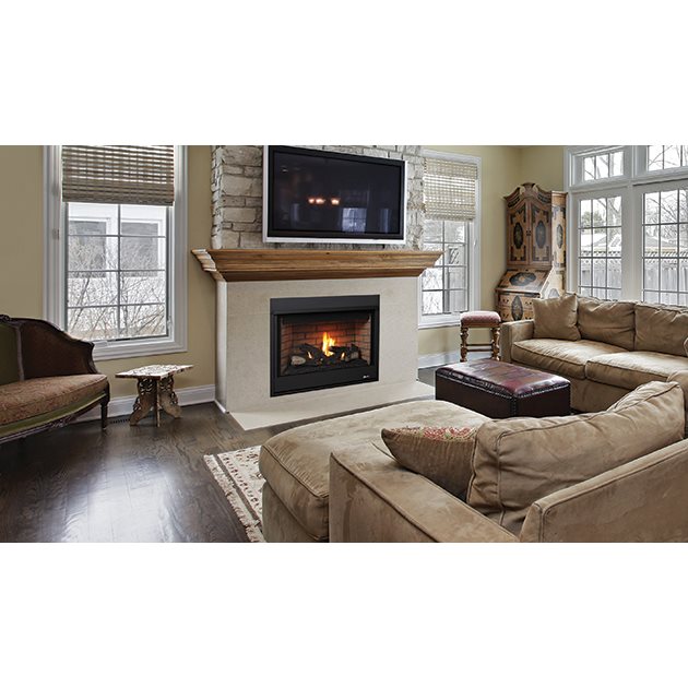 35" Direct-Vent Fireplace, Millivolt, NG