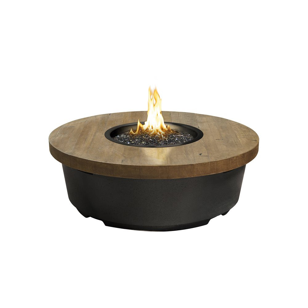 American Fyre Designs Contempo Reclaimed Wood Firetable, NG