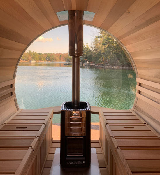 Sauna Heaters LeisureCraft Chimney Set for out the Top