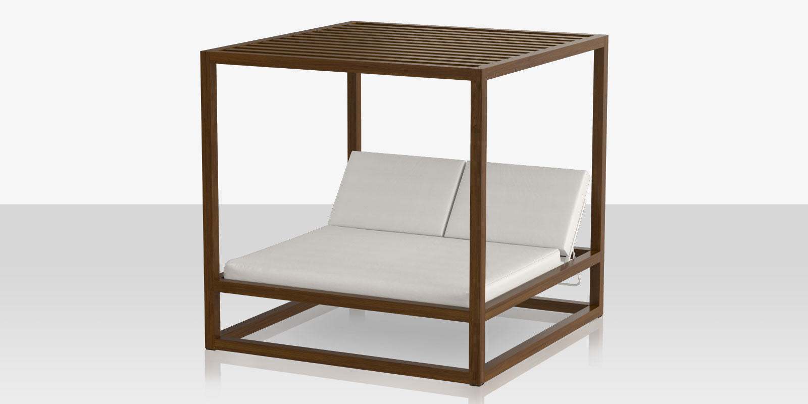 Breeze Daybed - Top Aluminum Woodgrain Slats