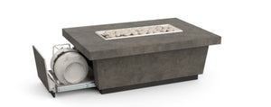American Fyre Designs Contempo LP Select Firetable with Tank Drawer