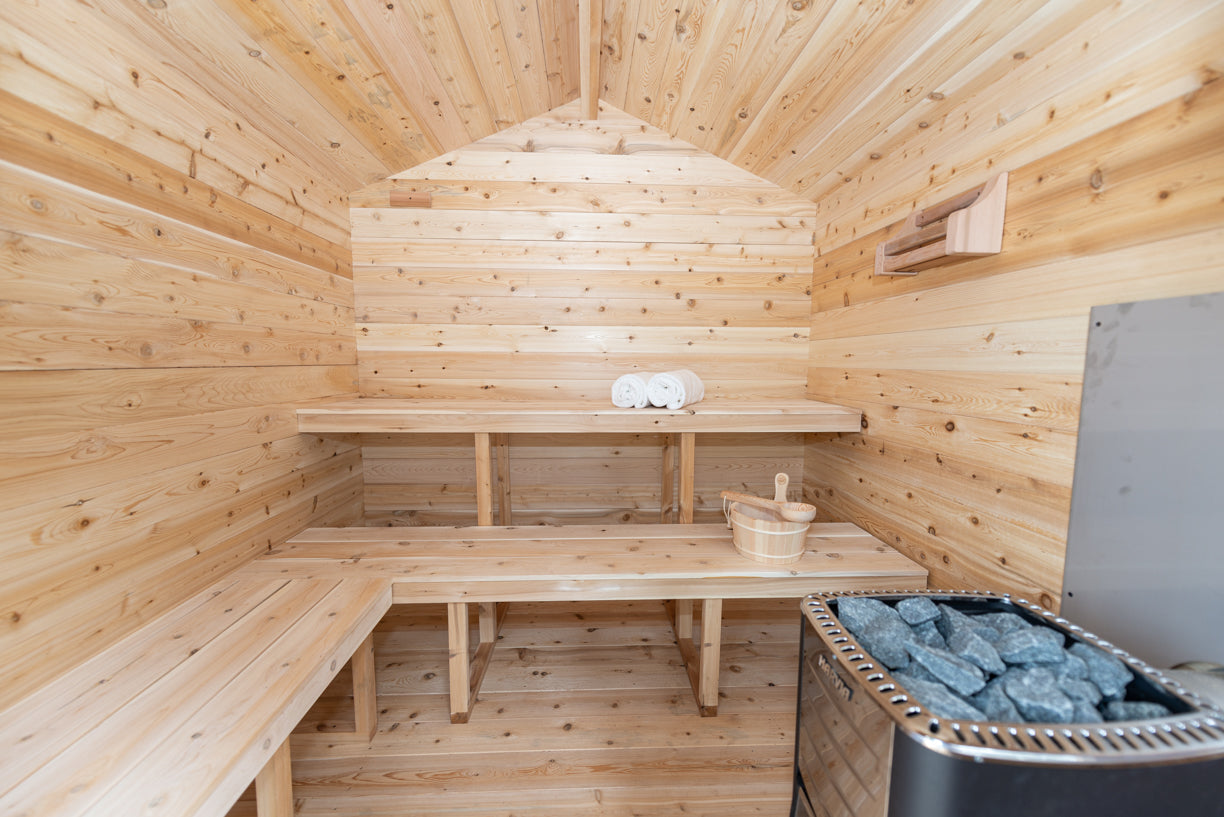 Dundalk LeisureCraft Georgian Cabin Sauna With Deck