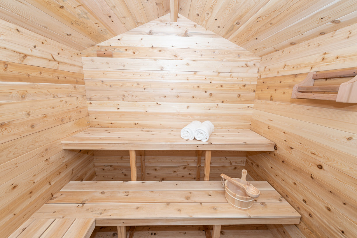 Dundalk LeisureCraft Georgian Cabin Sauna With Deck