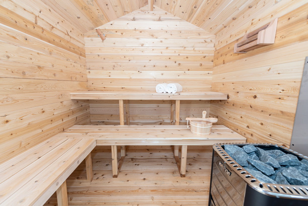 Dundalk LeisureCraft Georgian Cabin Sauna With Deck