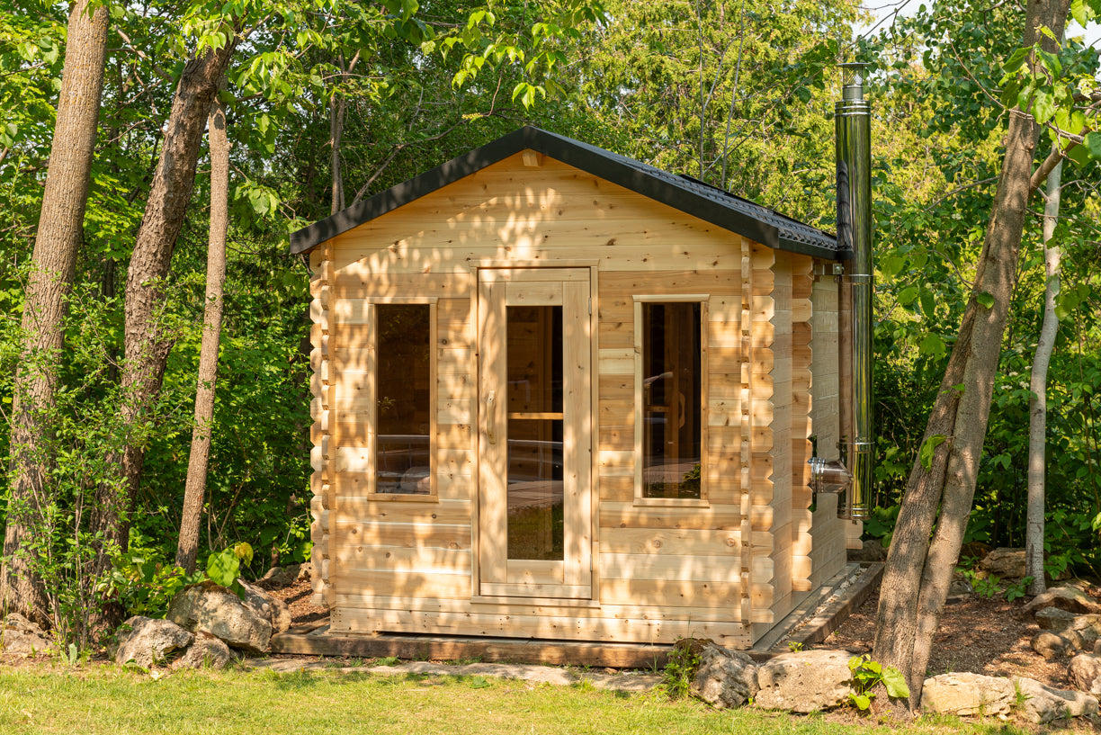 Dundalk LeisureCraft CT Georgian Cabin Sauna With Change Room