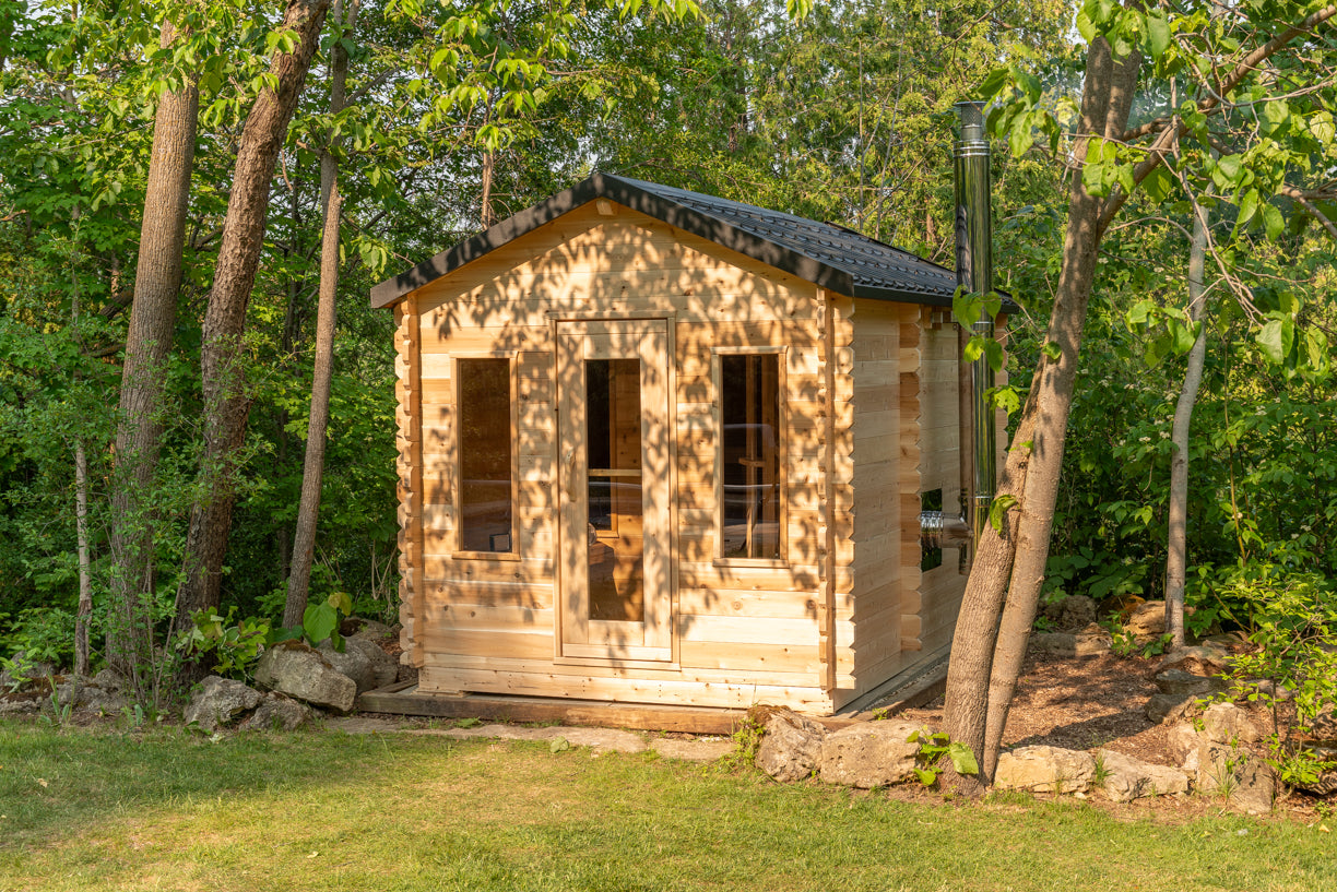 Dundalk LeisureCraft CT Georgian Cabin Sauna With Change Room