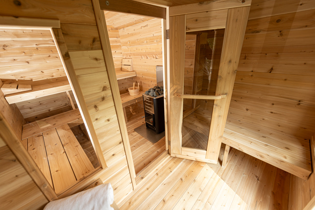 Dundalk LeisureCraft CT Georgian Cabin Sauna With Change Room