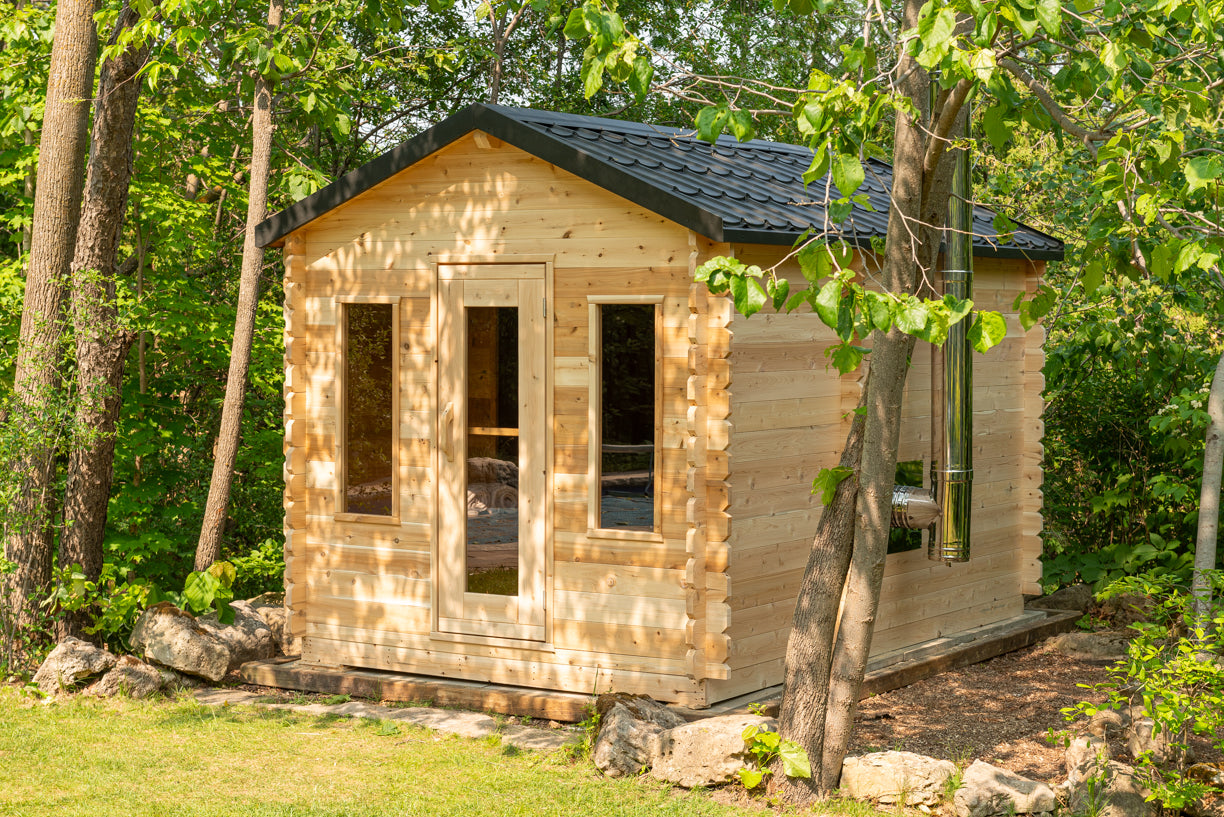 Dundalk LeisureCraft CT Georgian Cabin Sauna With Change Room