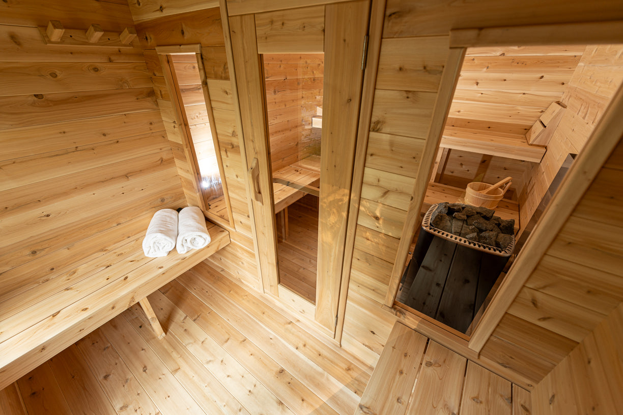 Dundalk LeisureCraft CT Georgian Cabin Sauna With Change Room