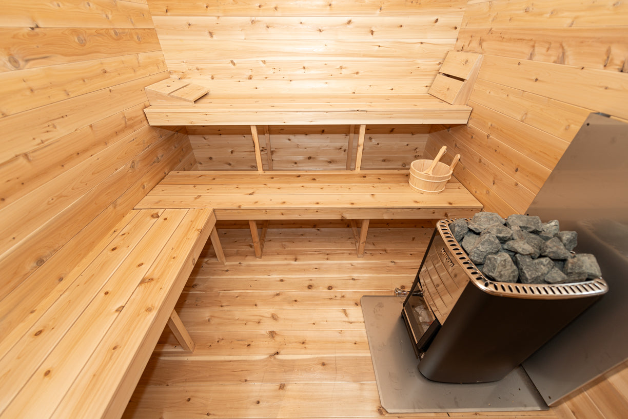 Dundalk LeisureCraft CT Georgian Cabin Sauna With Change Room