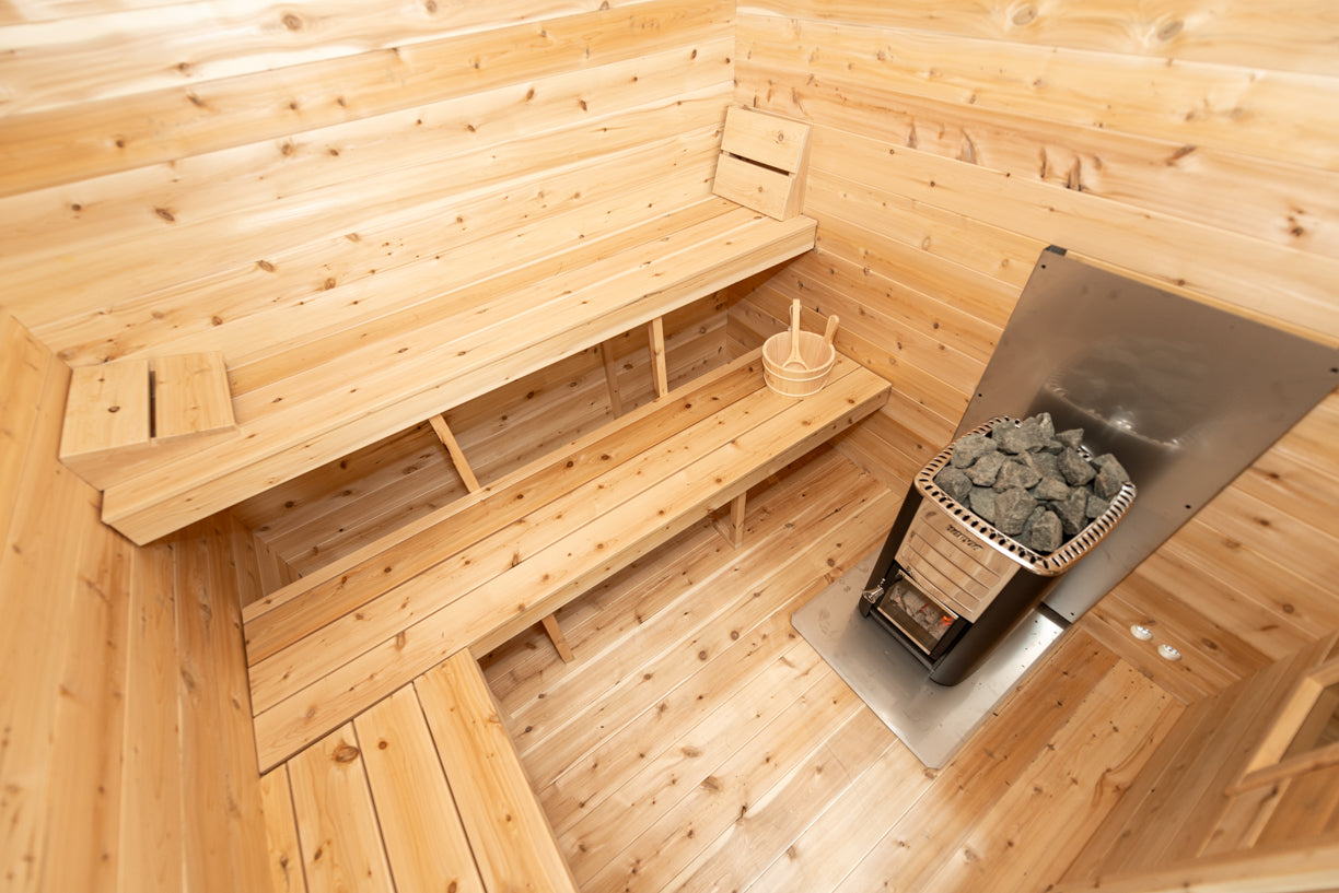 Dundalk LeisureCraft CT Georgian Cabin Sauna With Change Room
