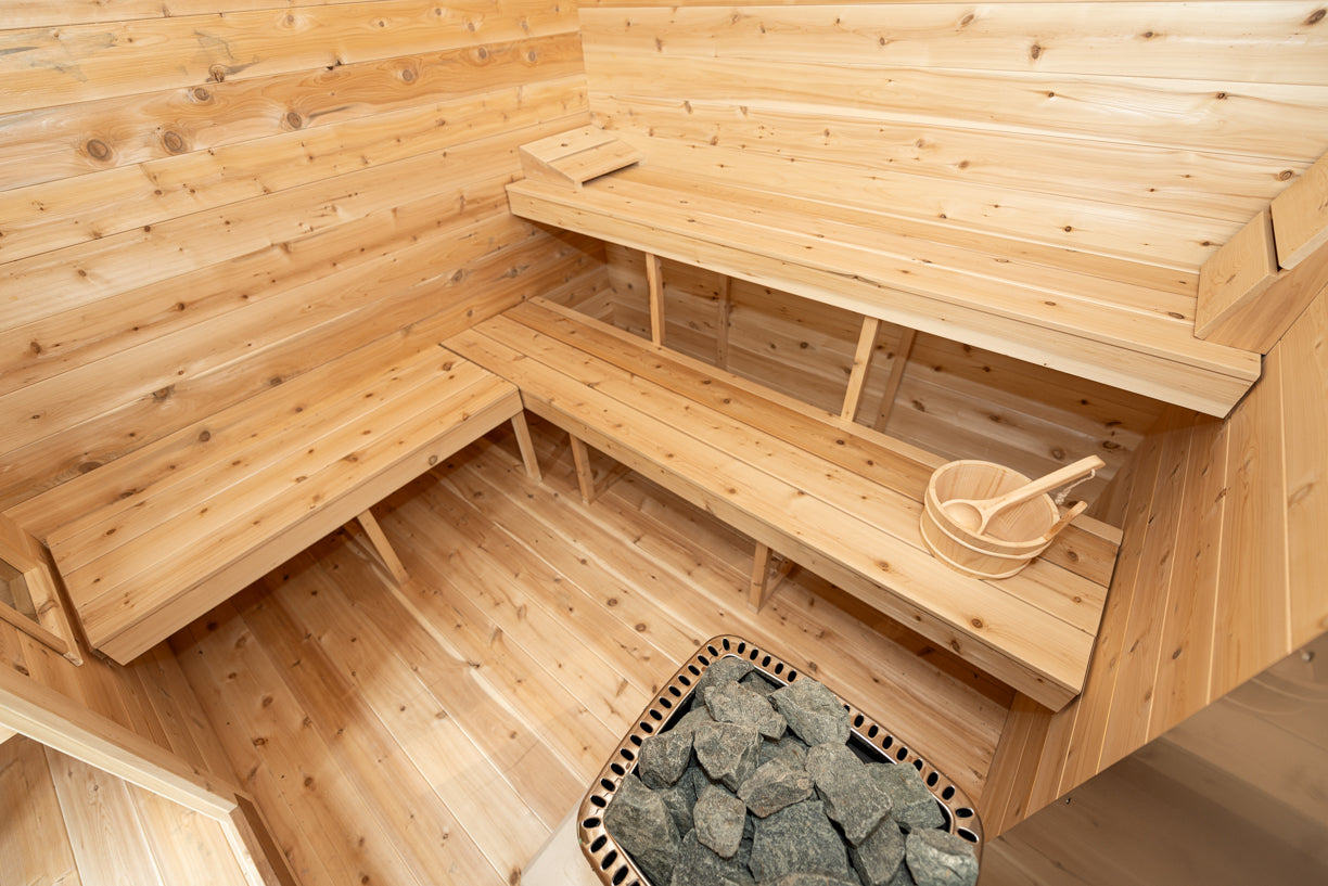 Dundalk LeisureCraft CT Georgian Cabin Sauna With Change Room