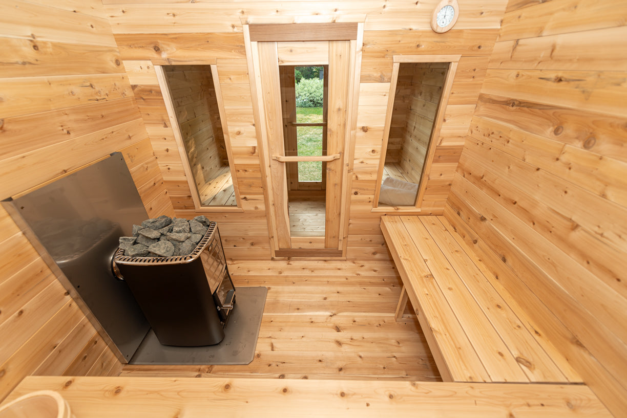 Dundalk LeisureCraft CT Georgian Cabin Sauna With Change Room