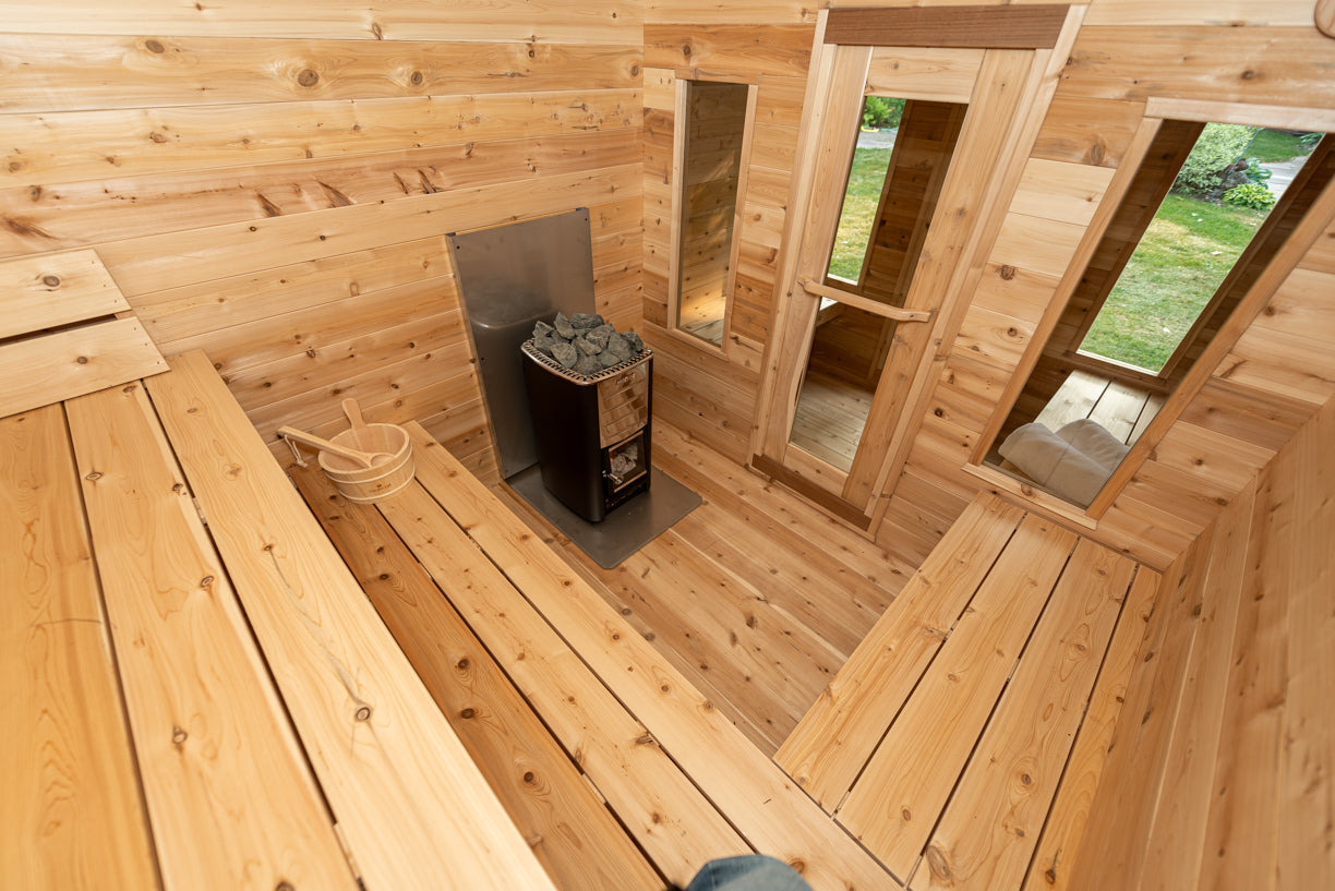 Dundalk LeisureCraft CT Georgian Cabin Sauna With Change Room