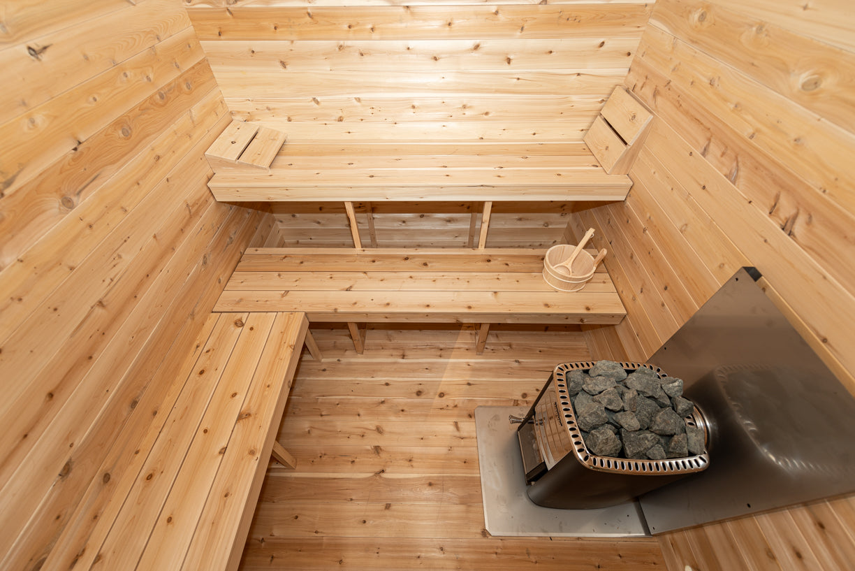 Dundalk LeisureCraft CT Georgian Cabin Sauna With Change Room
