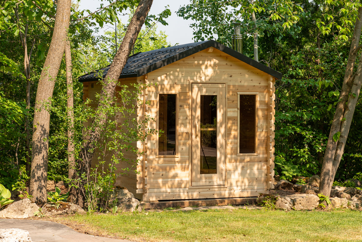 Dundalk LeisureCraft CT Georgian Cabin Sauna With Change Room
