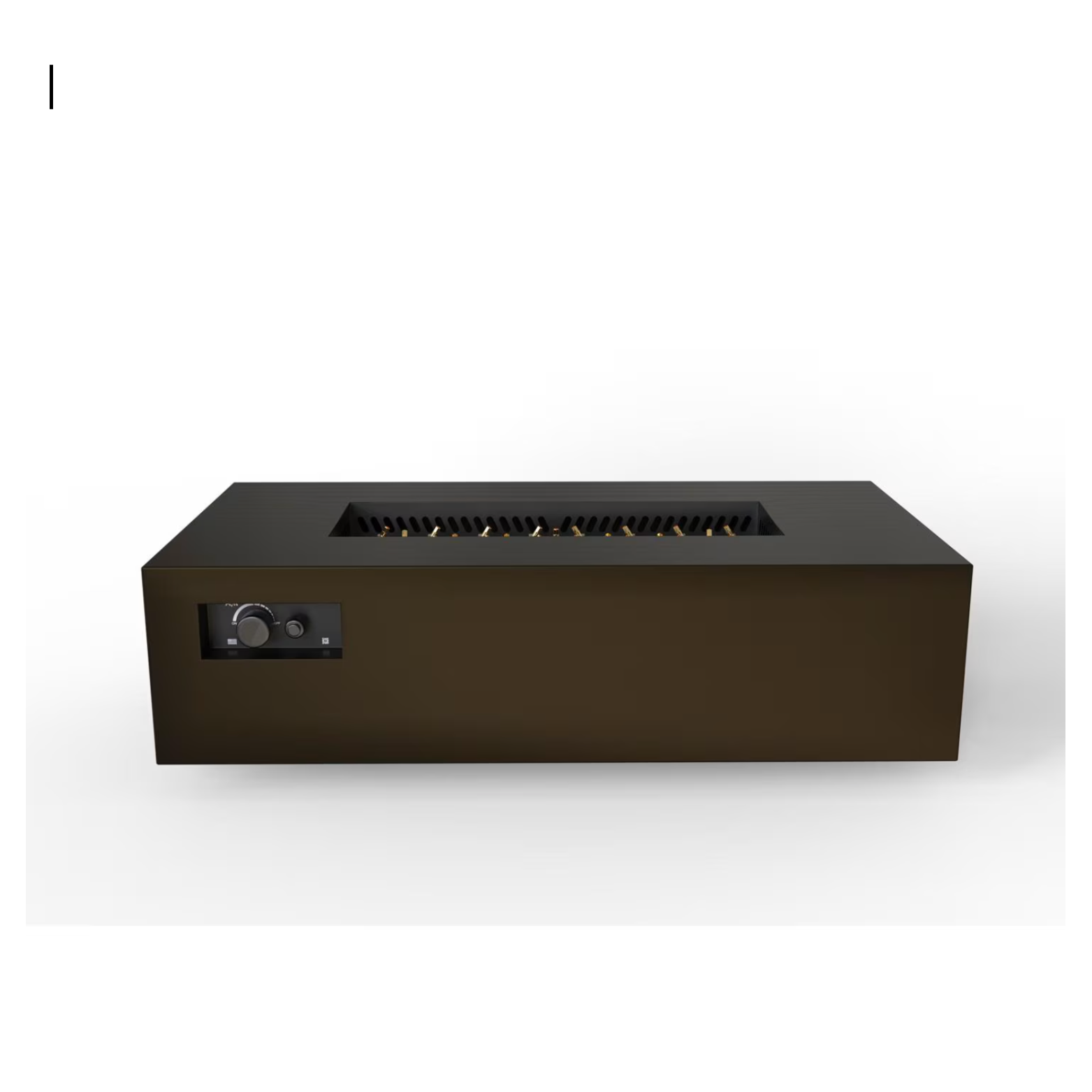 WARMING TRENDS AON R60 RECTANGLE GAS FIRE TABLE  -60 INCH