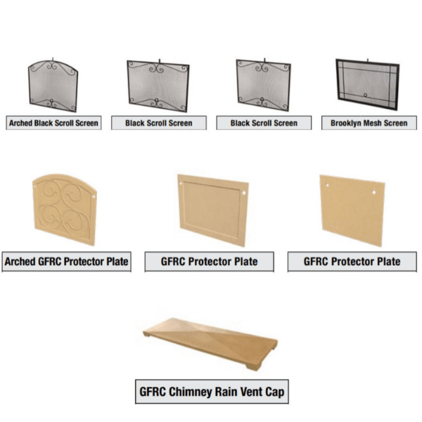 American Fyre Designs Cordova Vented Outdoor Fireplace