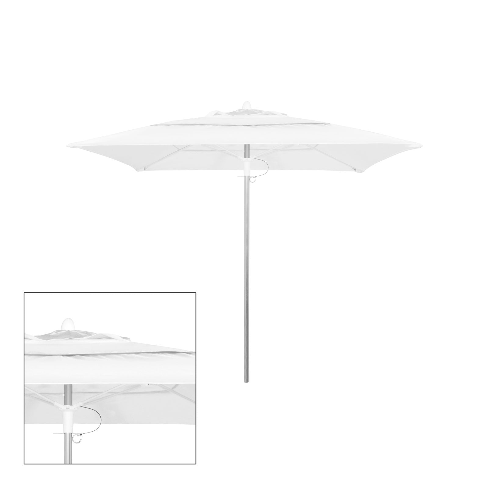 Rio 8' Square Double Vented Canopy Only