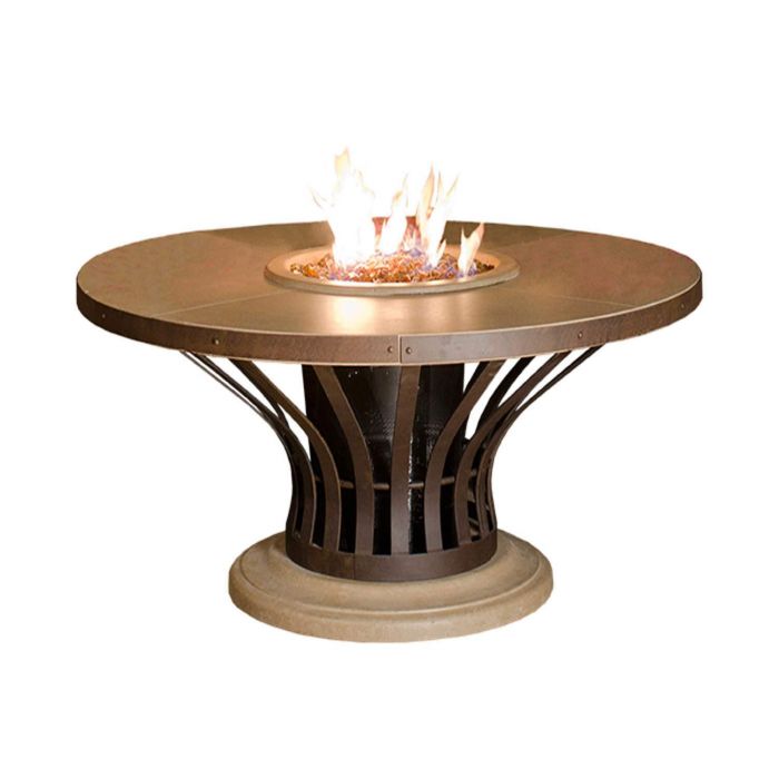 American Fyre Designs Fiesta Firetables Café Blanco Finish