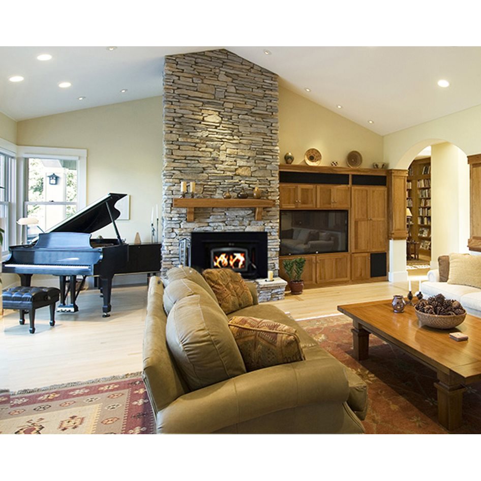 Model ZC21P Wood Stove - Pewter Door