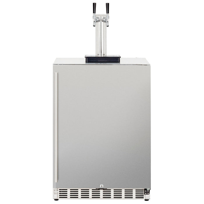 TrueFlame AMD 24" 6.6C Deluxe Outdoor Rated Kegerator