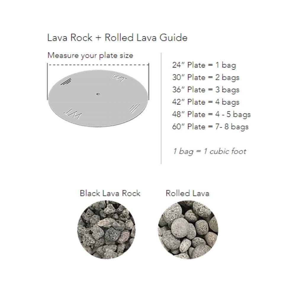 Warming Trends Lava Rocks for Gas Fire Pits