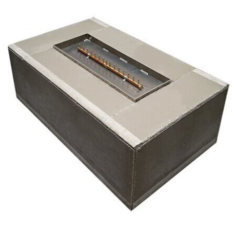 Warming Trends 72” x 42” rectangle Fire pit Kit Ready to Finish