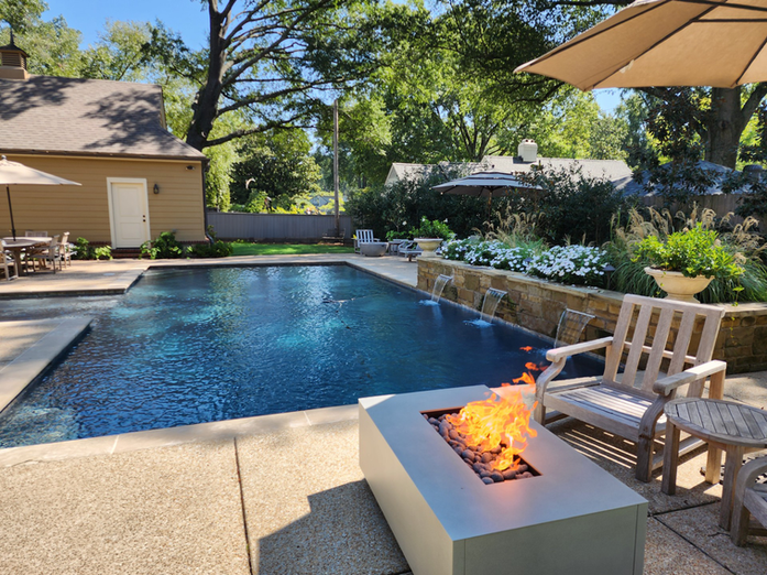 WARMING TRENDS AON R48 RECTANGLE GAS FIRE TABLE-48 INCH