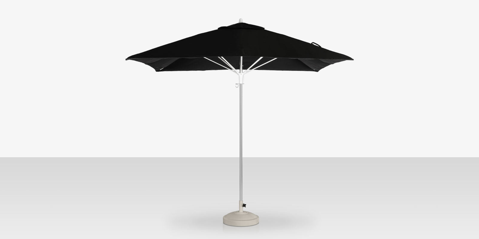 8' Rio Single Vented Square Market Umbrella