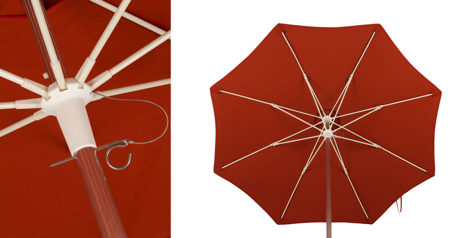 8' Rio Single Vented Round Market Umbrella