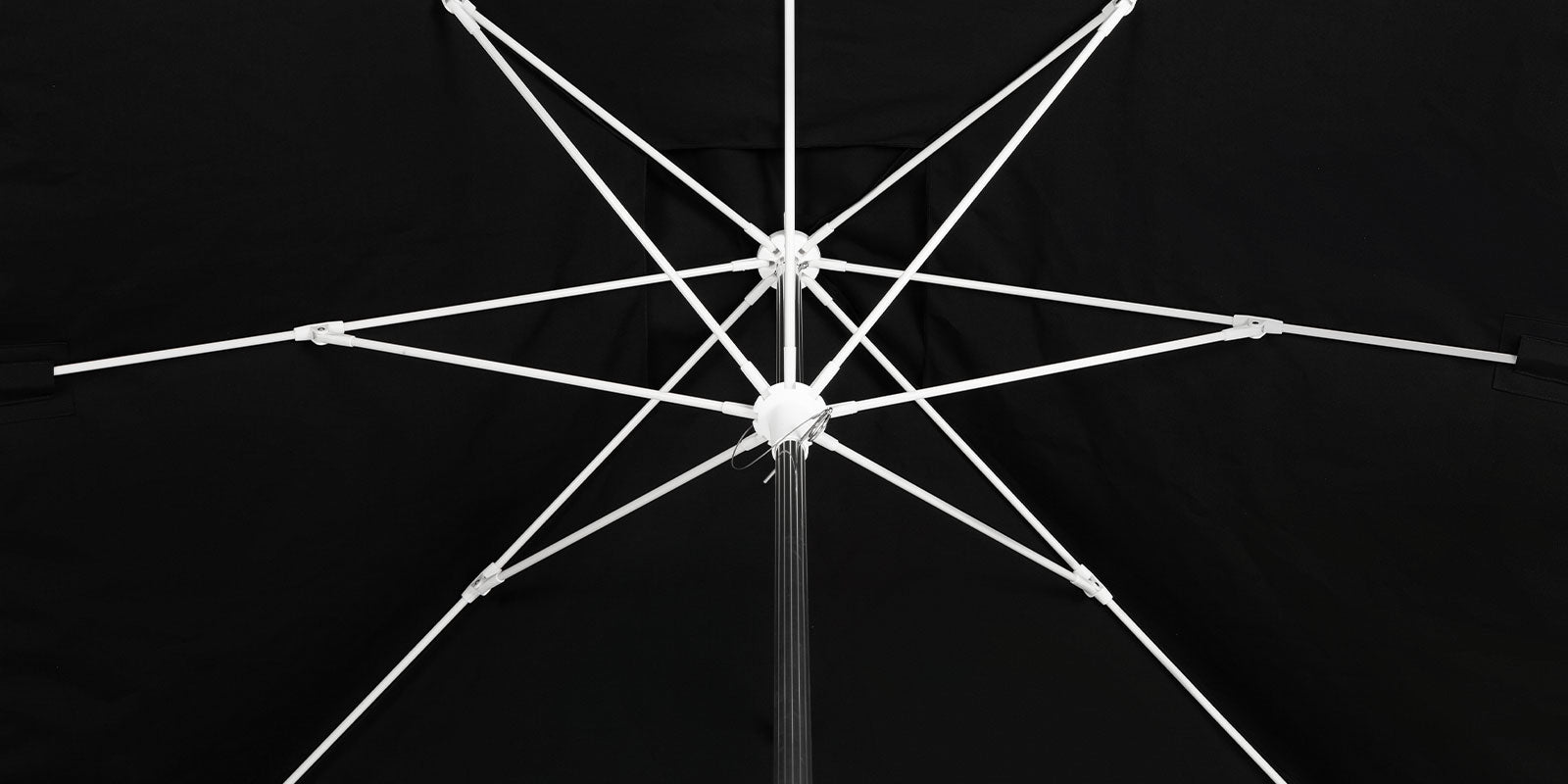 8' Rio Single Vented Square Market Umbrella