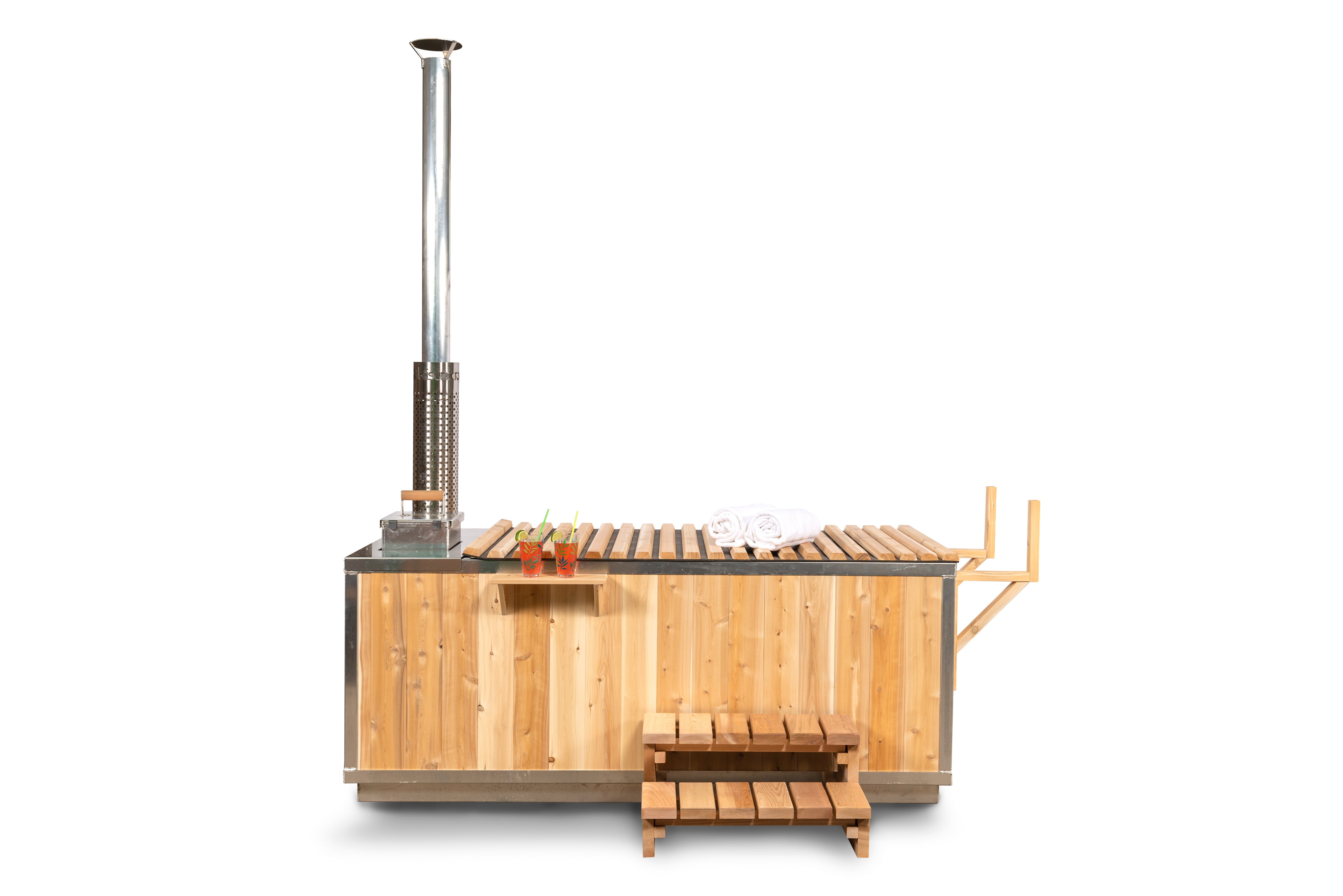 Canadian Timber LeisureCraft The Starlight Wood Burning Hot Tub