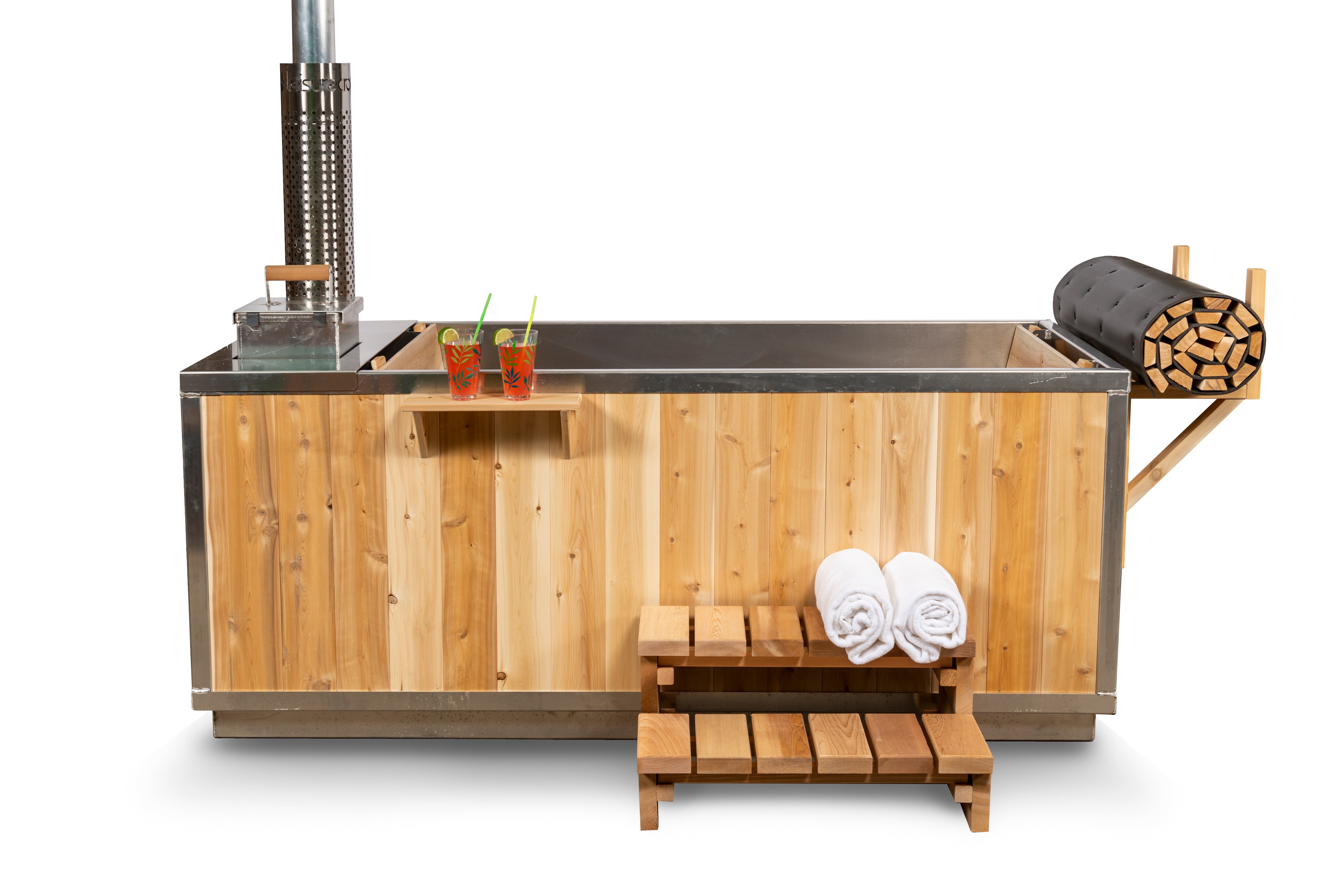 Canadian Timber LeisureCraft The Starlight Wood Burning Hot Tub