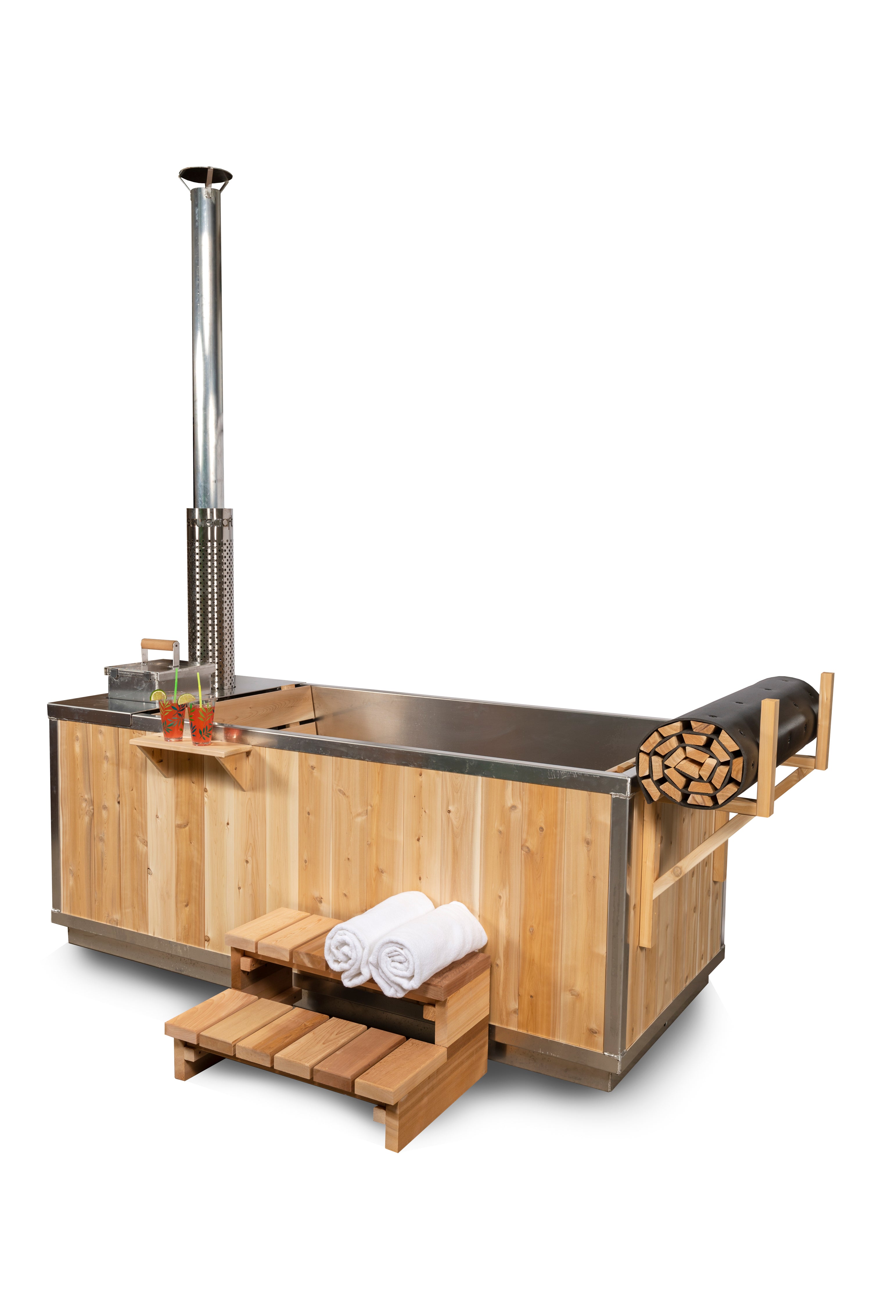Canadian Timber LeisureCraft The Starlight Wood Burning Hot Tub