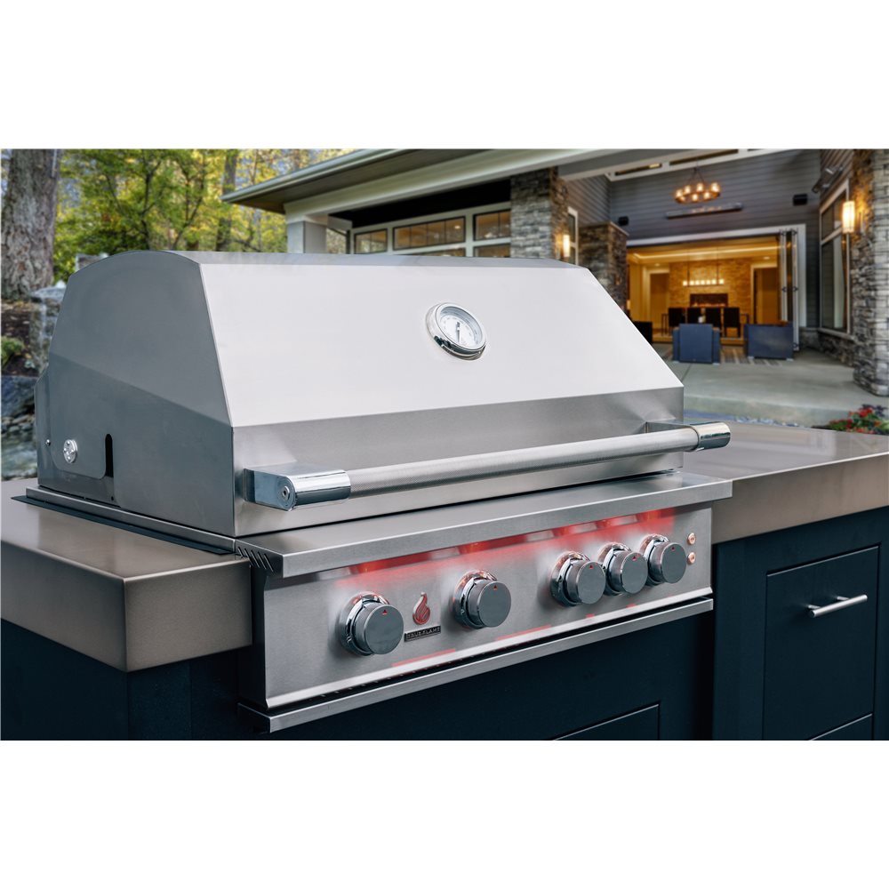 TrueFlame 25" 3-Burner Built-In Gas Grill - TF25