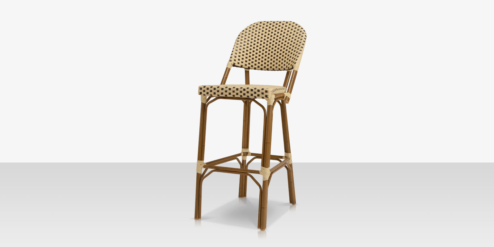 Paris Bar Side Chair - Cream & Chocolate