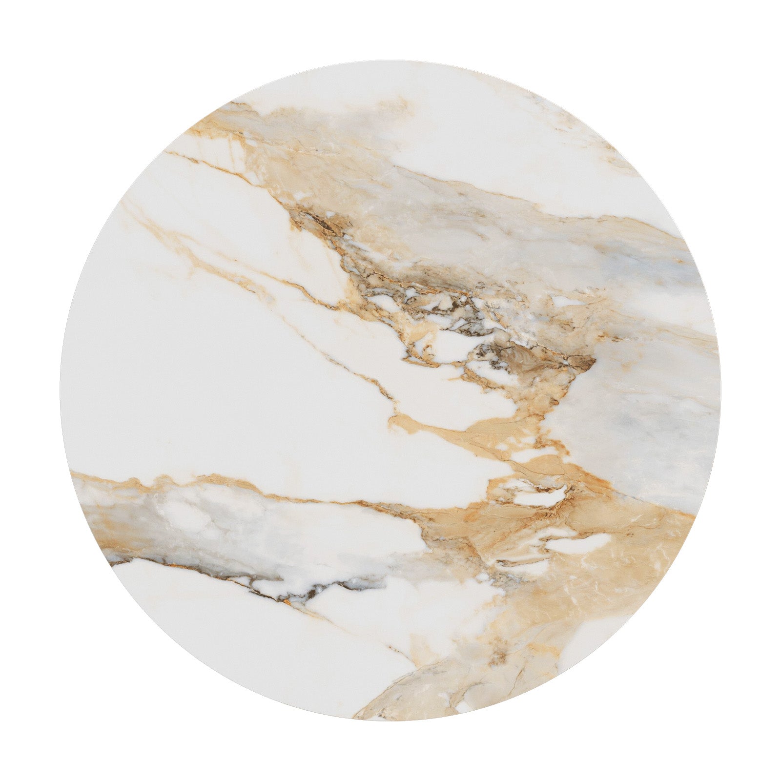 Oliver 30" Round Rimless Porcelain Dining Table Top