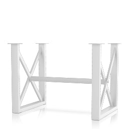Contemporary Square X Style Dining Table Base
