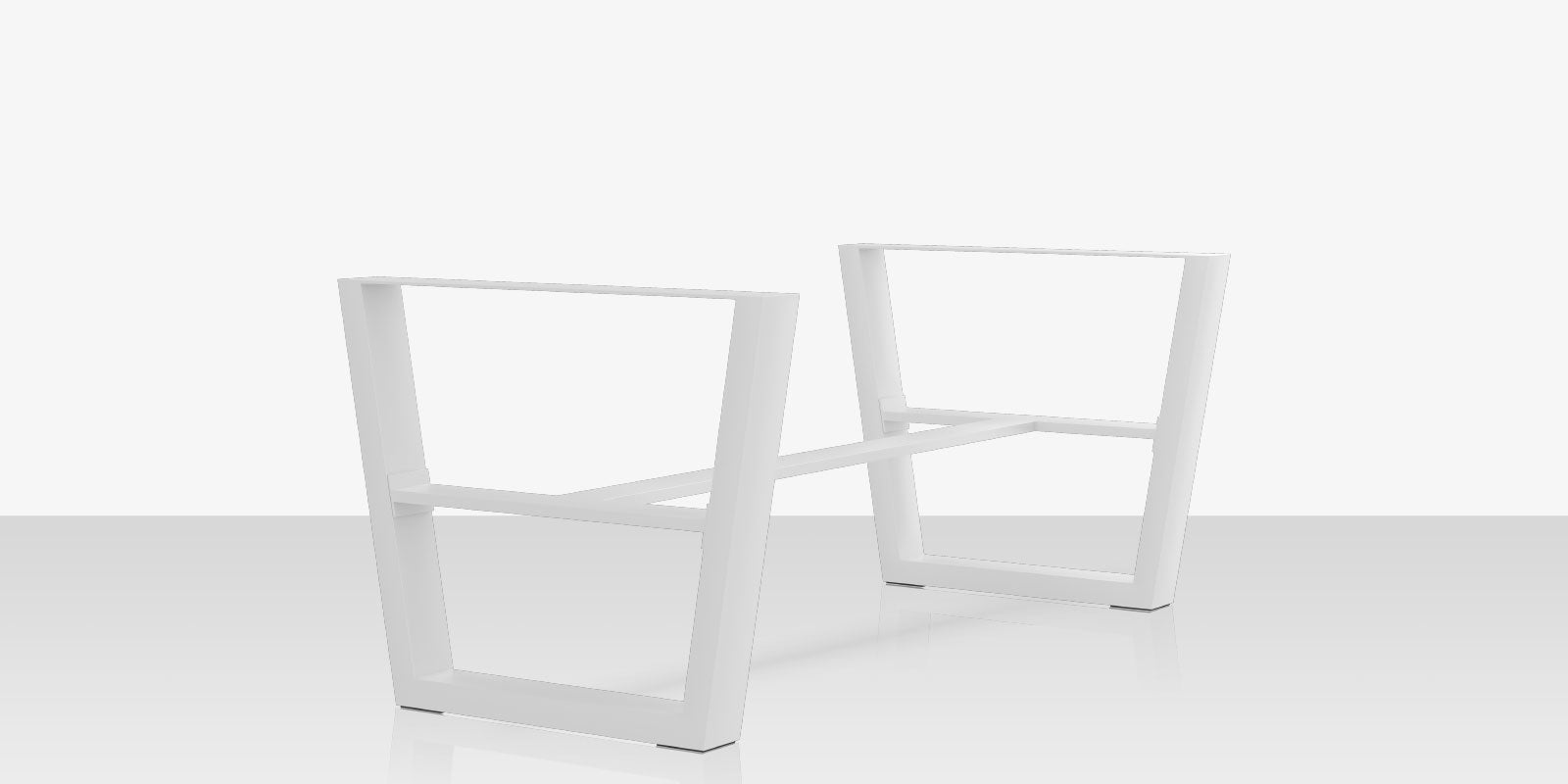 Contemporary U Style Dining Table Base