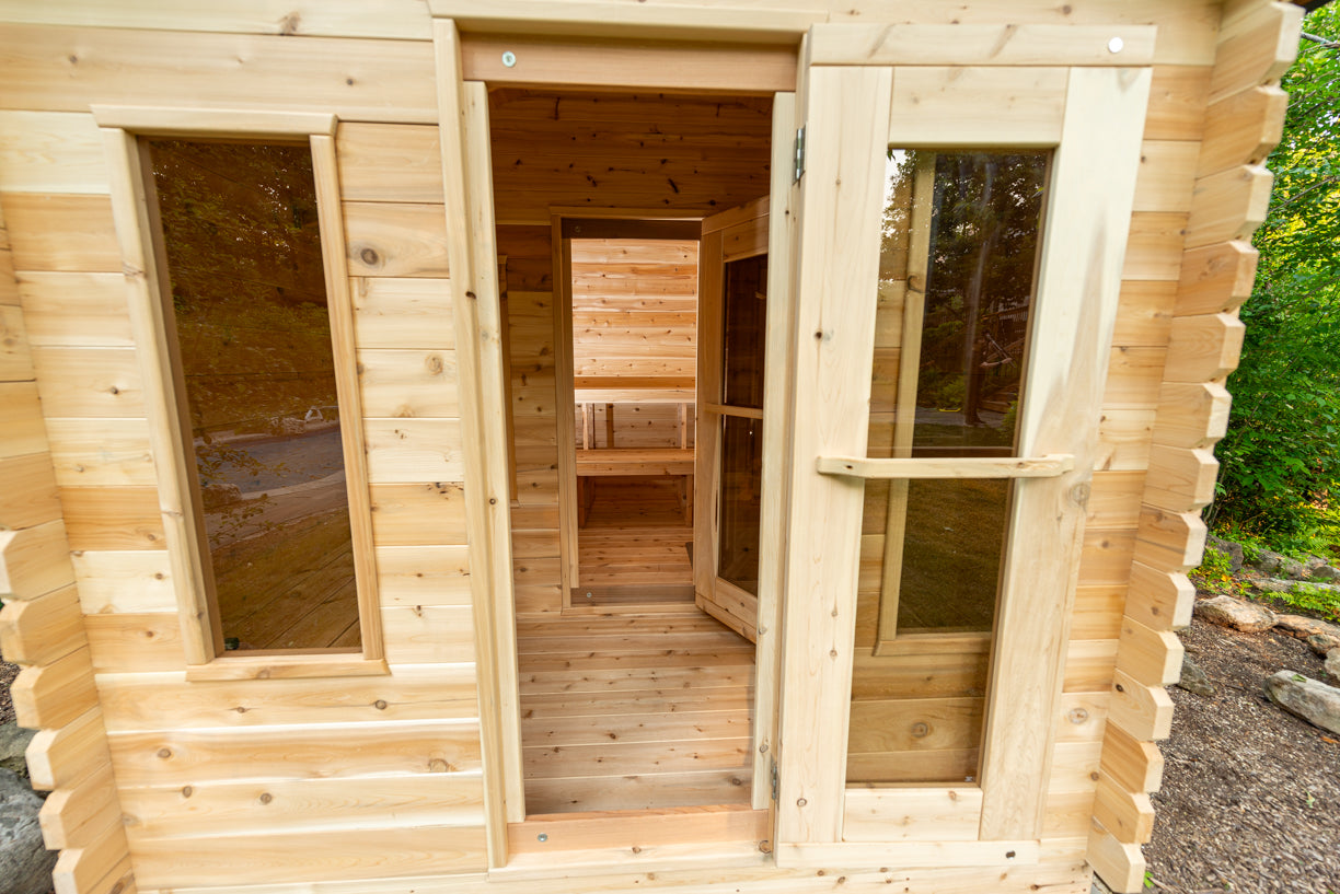 Dundalk LeisureCraft CT Georgian Cabin Sauna With Change Room
