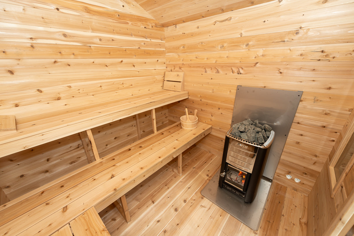 Dundalk LeisureCraft CT Georgian Cabin Sauna With Change Room