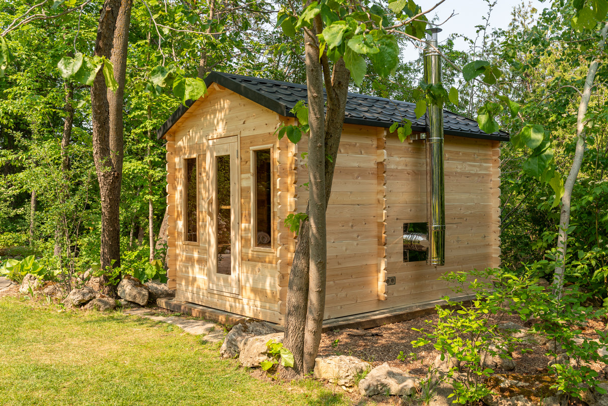 Dundalk LeisureCraft CT Georgian Cabin Sauna With Change Room